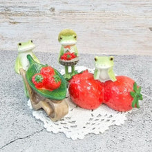 Load image into Gallery viewer, Strawberry Frog Miniature Figurines