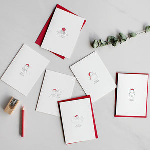 Hello - Christmas Card Set
