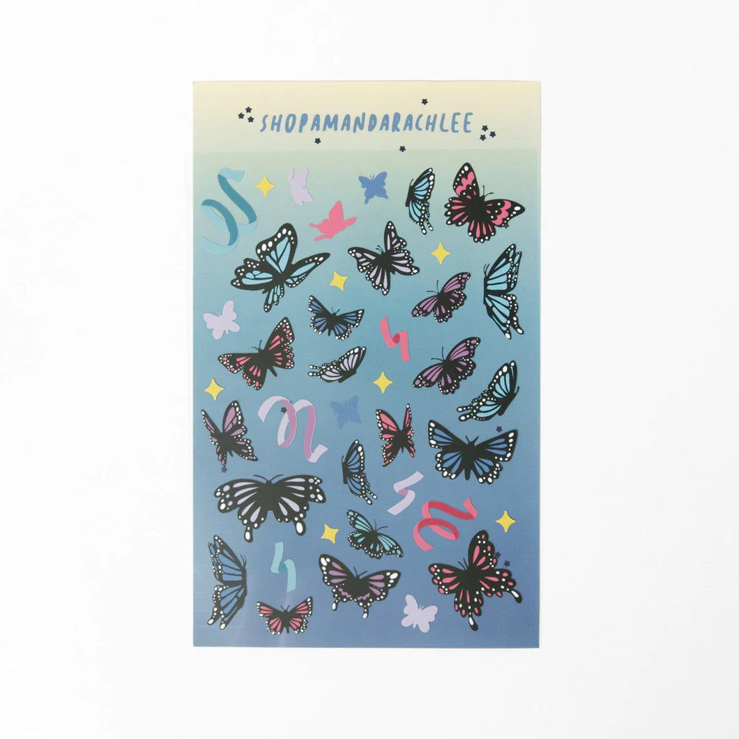Butterfly Sticker Sheet - AmandaRachLee