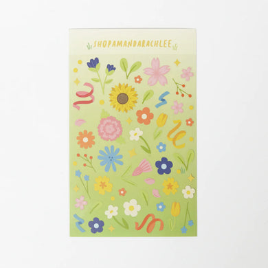 Flower Sticker Sheet - AmandaRachLee