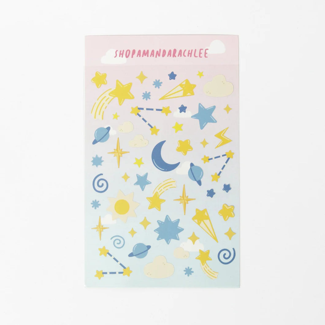 Star Sticker Sheet - AmandaRachLee