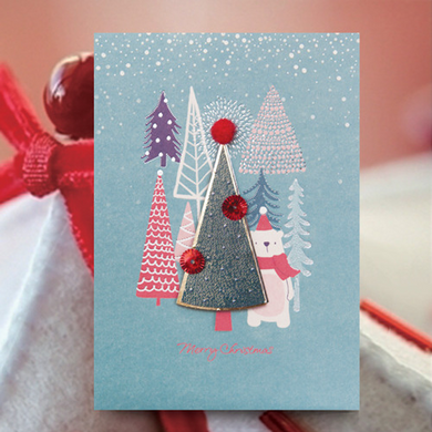 Forest Bear Christmas Card