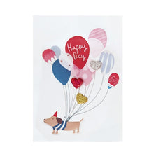 Load image into Gallery viewer, Happy Day Balloon Puppy - Greeting Card
