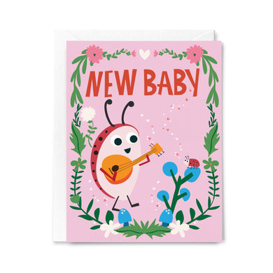 New Baby Ladybug - Greeting Card