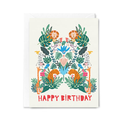 Happy Birthday It's A Jungle Out There - Greeting Card