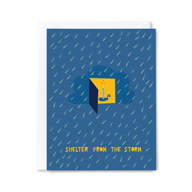 Shelter From the Storm - Greeting Card