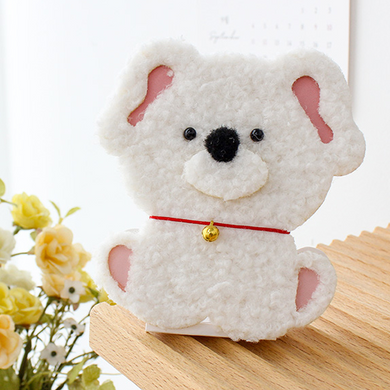 Fluffy Puppy - Greeting Card