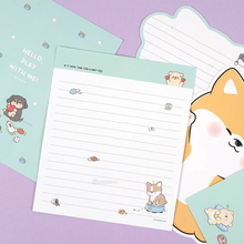 Load image into Gallery viewer, E-Rinubgae Puppy Stationery Set