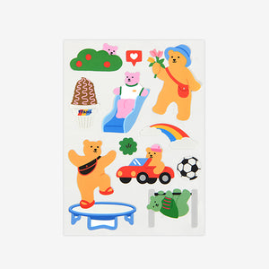 Remover Sticker (Jelly Bear) - 07 Playground