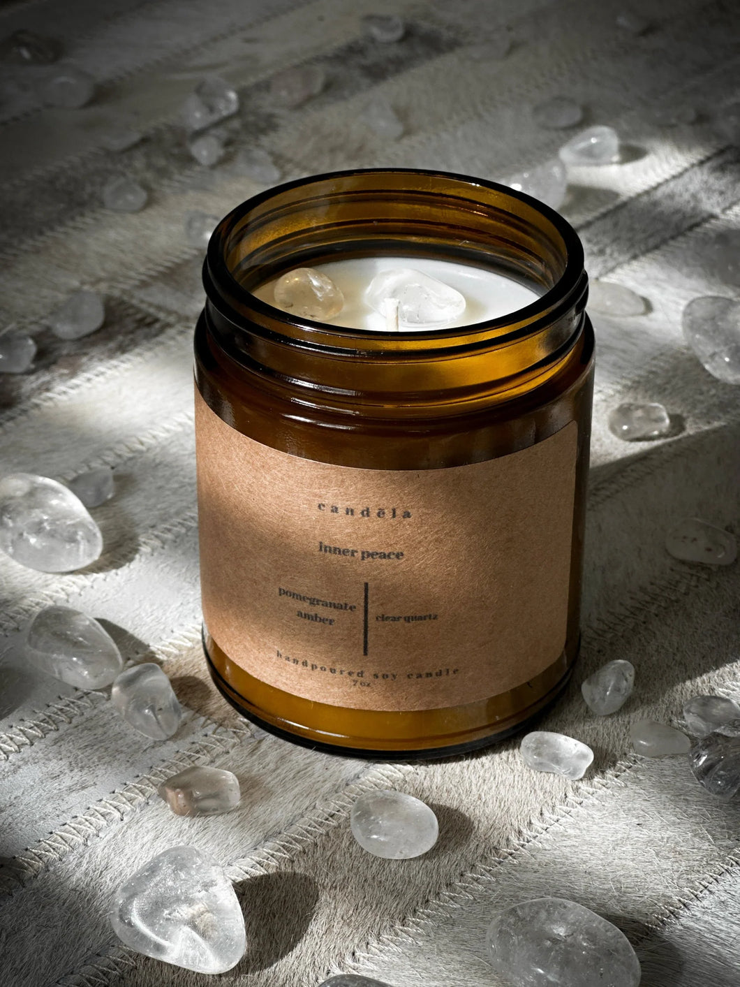 Inner Peace Crystal Candle
