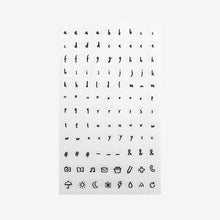 Load image into Gallery viewer, Daily Sticker - 17 Alphabet