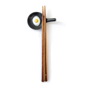 Fried Egg Pan - Chopstick Rest