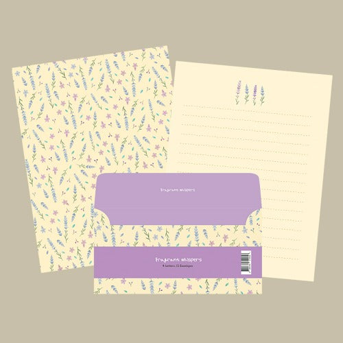 Fragrant Whispers Lavender Letter Set