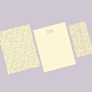 Fragrant Whispers Lavender Letter Set