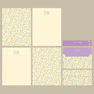 Fragrant Whispers Lavender Letter Set