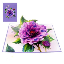 Load image into Gallery viewer, Purple Larkspur - Pop Up Card