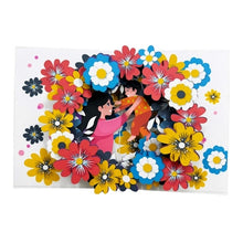 Load image into Gallery viewer, Floral Wreath Mom and Child - Pop Up Card