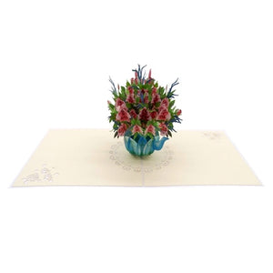 Teapot Bouquet - Pop Up Card