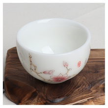 Load image into Gallery viewer, Magnolia White Porcelain Cup