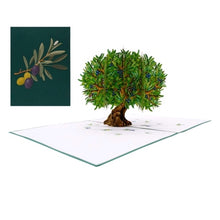 Load image into Gallery viewer, Olive Tree - Pop Up Card