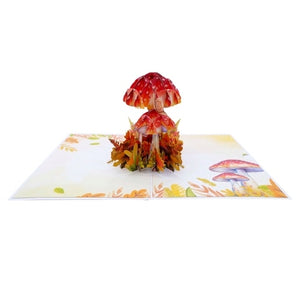 Mushroom and Snail - Pop Up Card