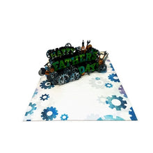 Load image into Gallery viewer, Happy Father&#39;s Day Gears - Pop Up Card