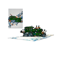 Load image into Gallery viewer, Happy Father&#39;s Day Gears - Pop Up Card