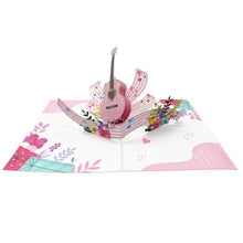 Load image into Gallery viewer, Pink Guitar - Pop Up Card