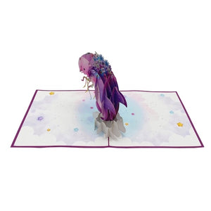 Purple Dolphin - Pop Up Card
