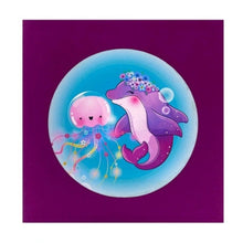 Load image into Gallery viewer, Purple Dolphin - Pop Up Card