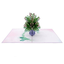 Load image into Gallery viewer, Pastel Lily of the Valley - Pop Up Card