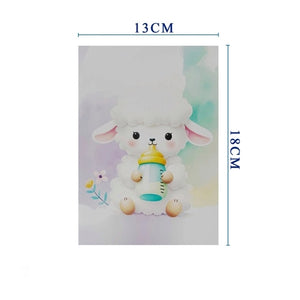 Baby Lamb - Pop Up Card