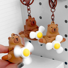Load image into Gallery viewer, Capybara Airplane Keyring