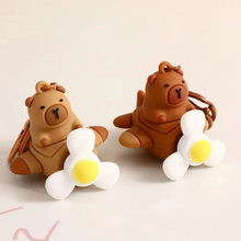 Load image into Gallery viewer, Capybara Airplane Keyring