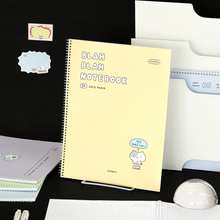 Load image into Gallery viewer, Blah Blah B5 Grid Notebook