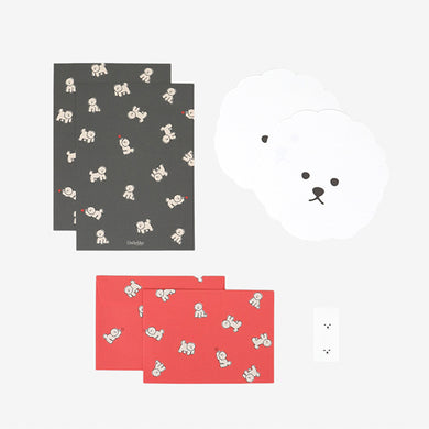Shape Letter - 01 Downy Bichon
