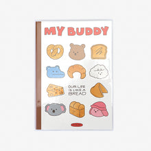 Load image into Gallery viewer, My Buddy B6 Cover Note - Bread (Blank)