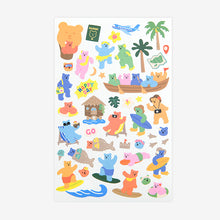 Load image into Gallery viewer, Jelly Bear Sticker - 06 Holiday