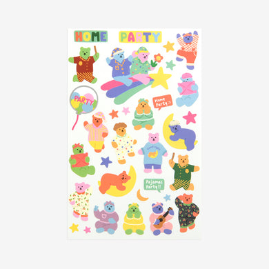Jelly Bear Sticker - 13 Pajamas Party