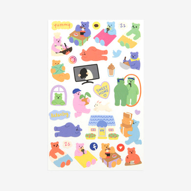 Jelly Bear Sticker - 14 Sweet Home