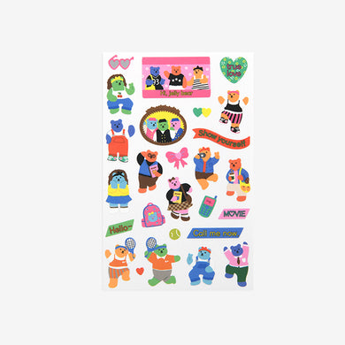 Jelly Bear Sticker - 17 Young Star