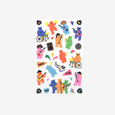 Jelly Bear Sticker - 19 Band