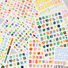 Load image into Gallery viewer, Little Things Colour Typo Sticker Pack