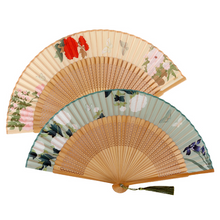Load image into Gallery viewer, Traditional Bamboo Folding Fan