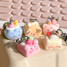 Load image into Gallery viewer, Cake Animal Random Keyring