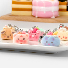Load image into Gallery viewer, Cake Animal Random Keyring
