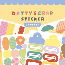 Load image into Gallery viewer, Dotty Scrap Sticker Set
