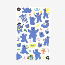Load image into Gallery viewer, Jelly Bear Sticker - 36 Beet