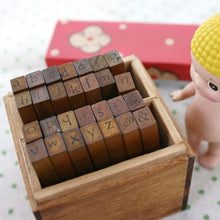 Load image into Gallery viewer, Neat Writing Lower Case Alphabet Stamp Set