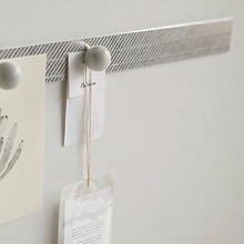 Load image into Gallery viewer, Silver Oblique Stripe Washi Tape - 47